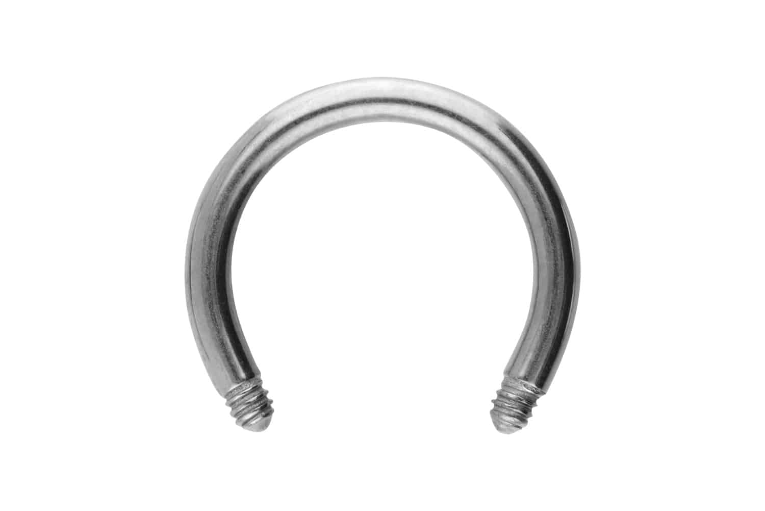 Titan Hufeisenring Piercing ohne Kugel